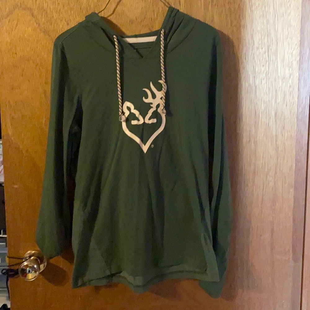 Browning t-shirt hoodie size M